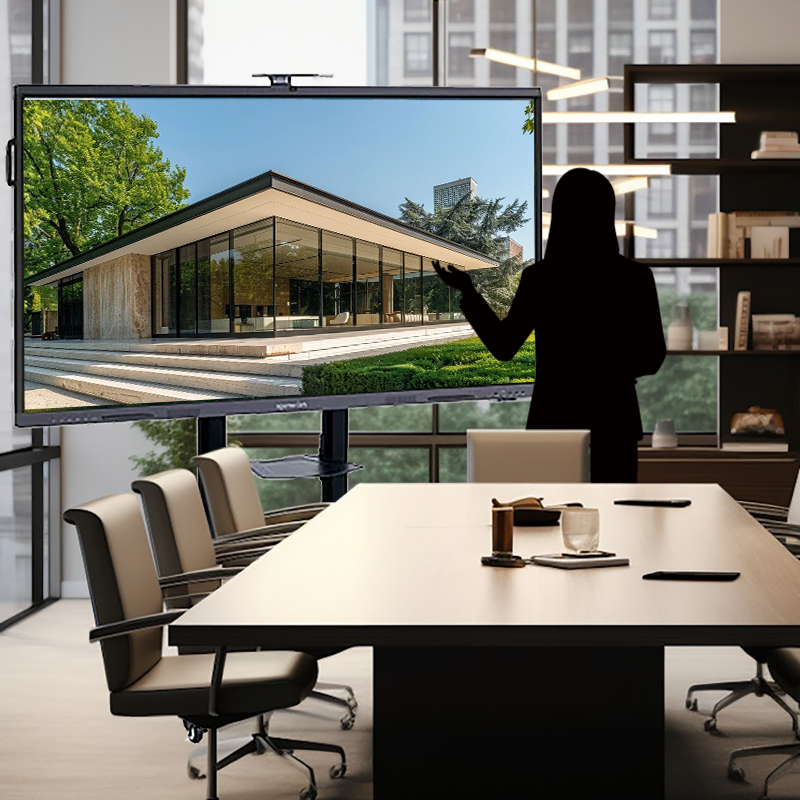 タッチ式液晶モニター 65V型