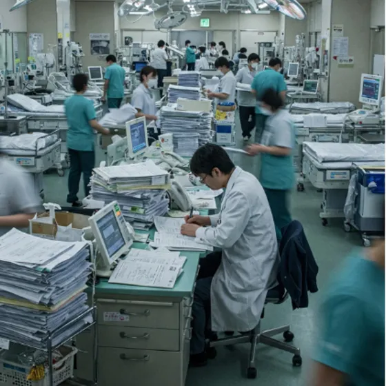 ヘルスケア領域の就労人口イメージ