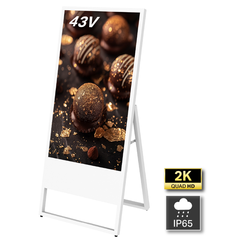 【RENTAL】イーゼル型液晶ディスプレイ　43インチ