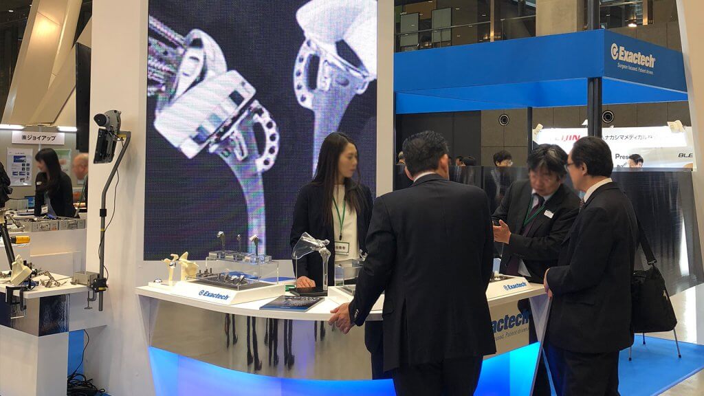 イグザクテック株式会社様機器展示ブース