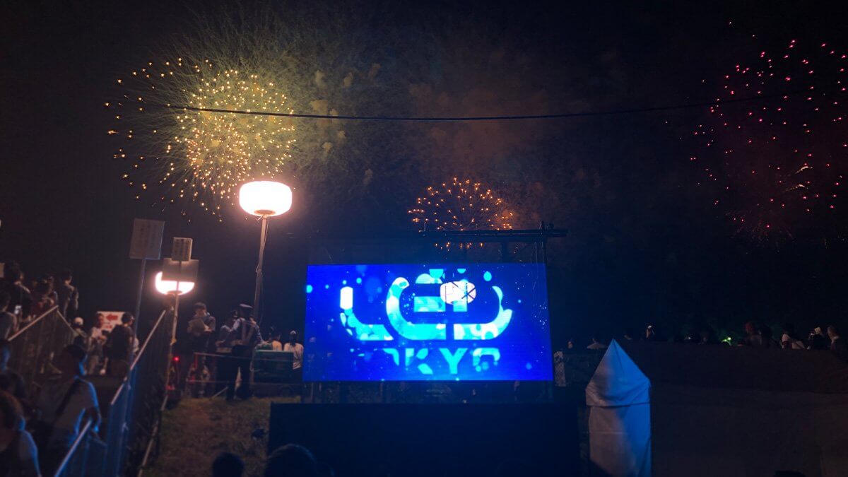 松戸花火大会2019LEDビジョンレンタル