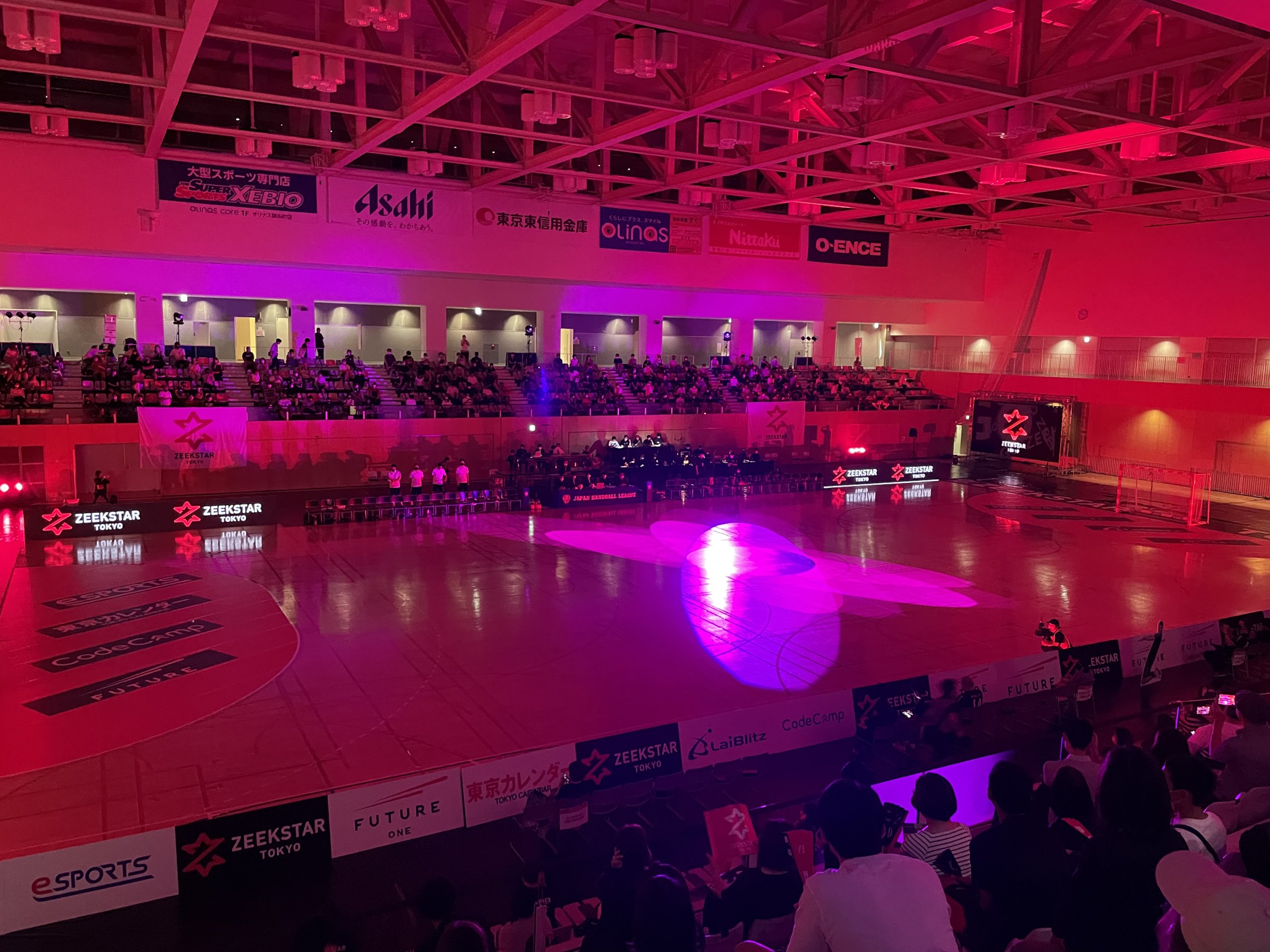 第46回日本ハンドボールリーグ/東京・港区スポーツセンター、墨田総合体育館、アリーナ立川立飛