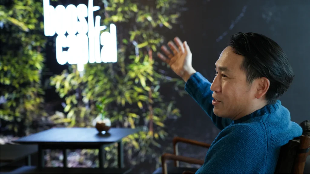 LED TOKYO×小澤隆生 インタビュー風景5枚目