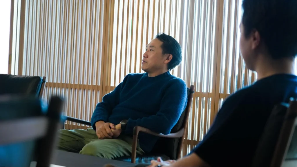 LED TOKYO×小澤隆生 インタビュー風景4枚目