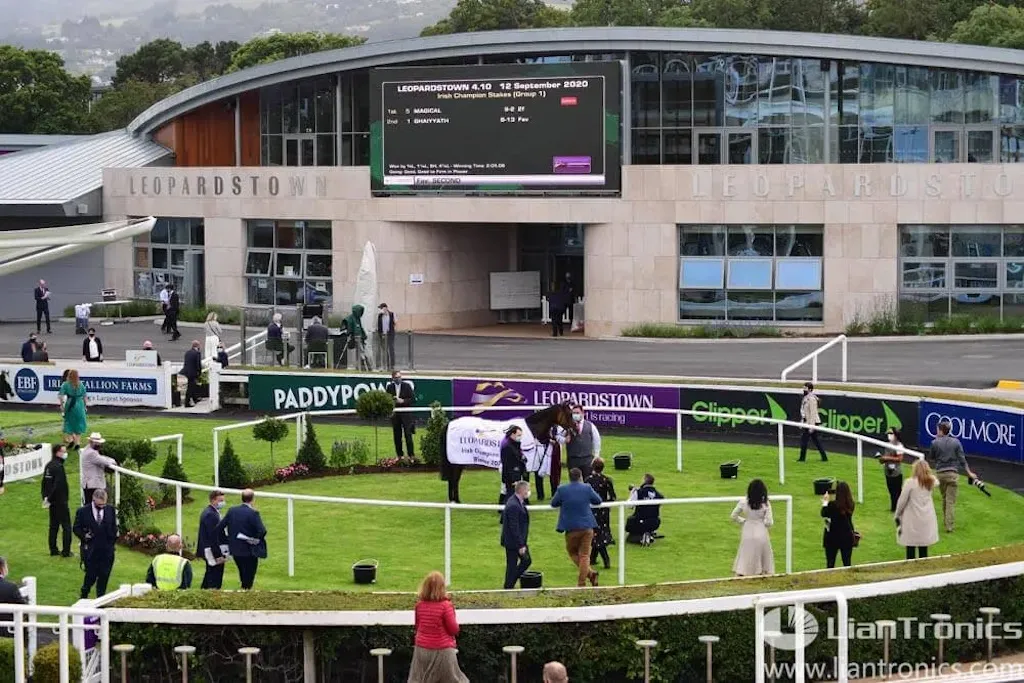 レパーズタウン競馬場のLEDビジョン