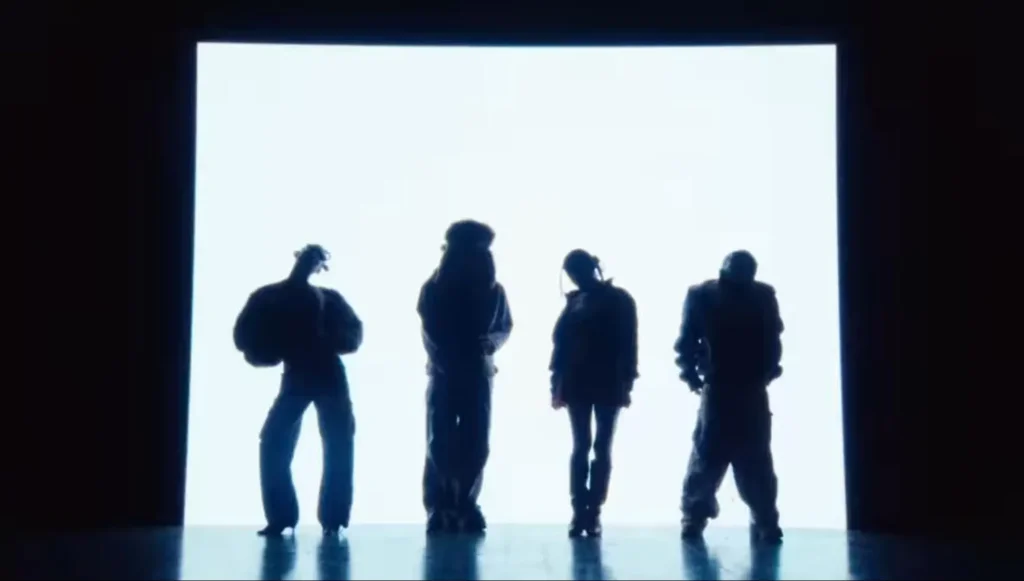 「PRE55URE」のMV撮影に設置されたLEDビジョン