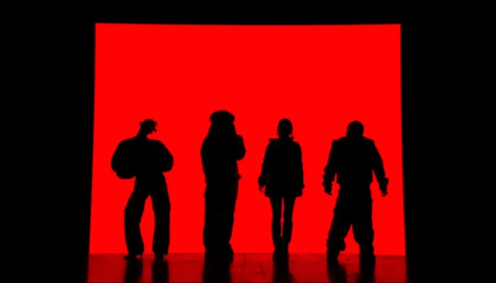 「PRE55URE」のMV撮影に設置されたLEDビジョン