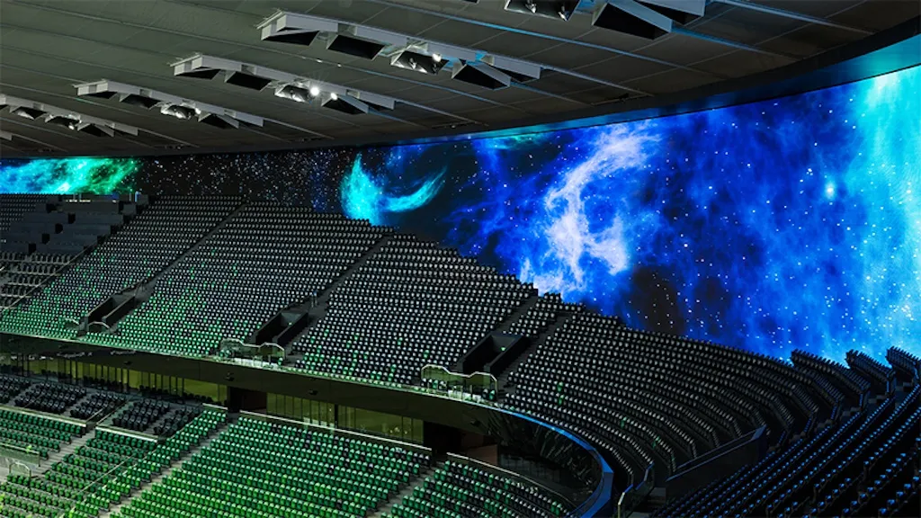 クラスノダールスタジアムのLEDビジョン