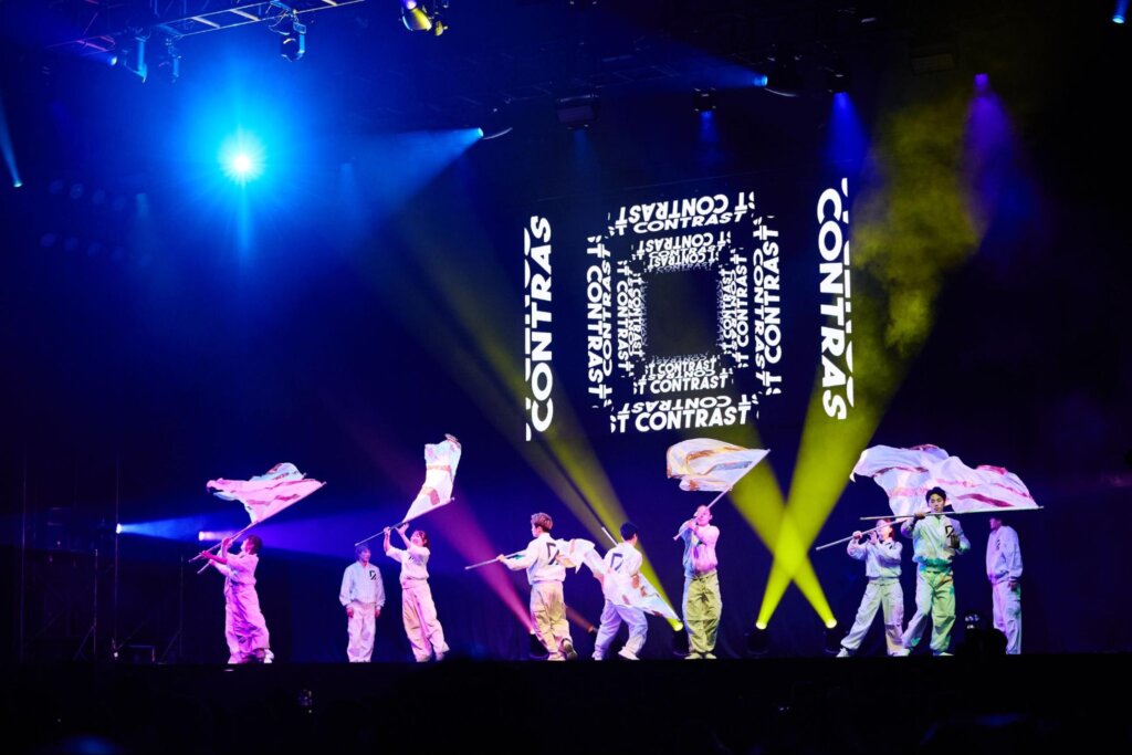 TOKYO GX ACTIONのライブで使用されている大型LEDビジョン