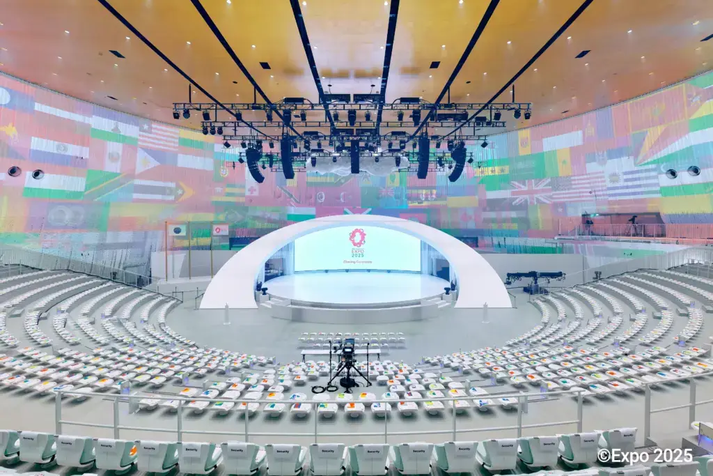 大阪万博閉会式_LED